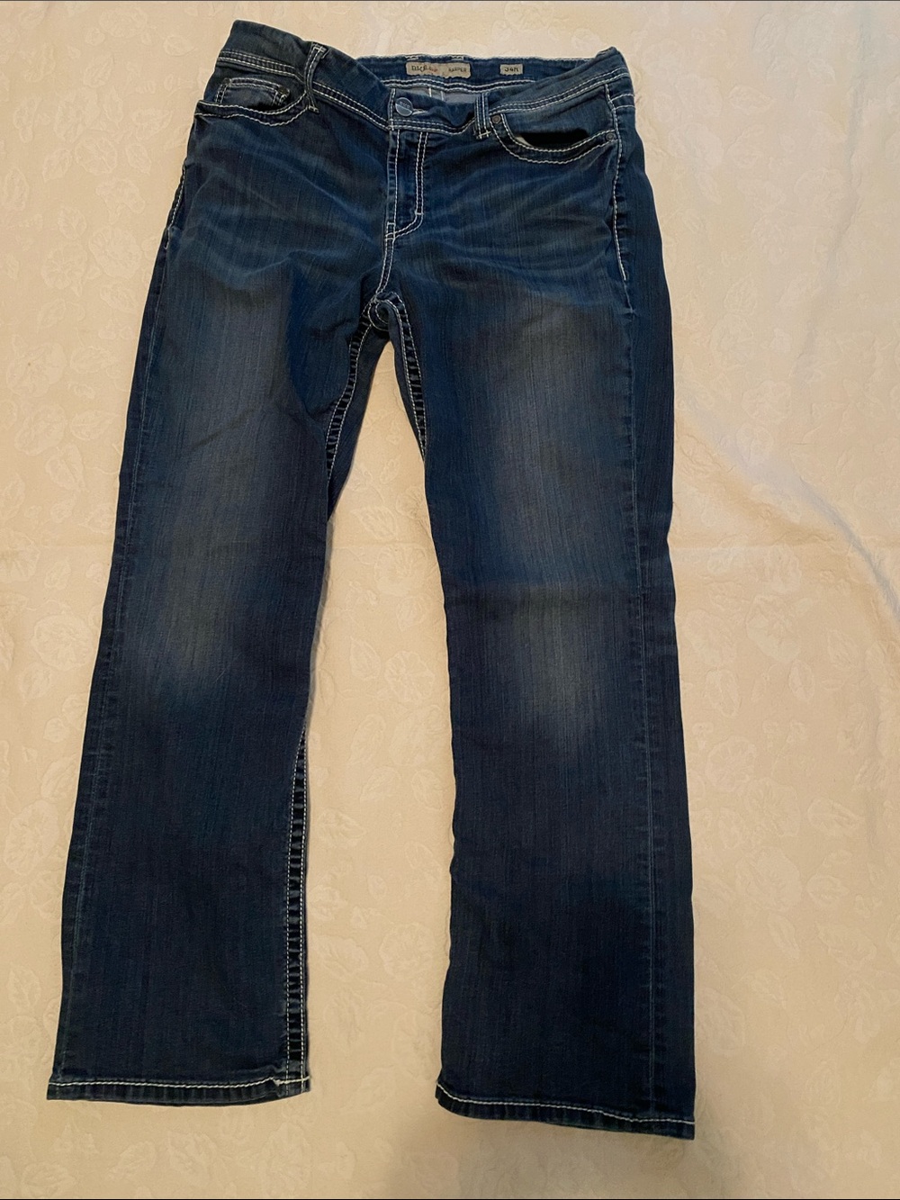 BKE Harper  Dark Blue Flare Jeans